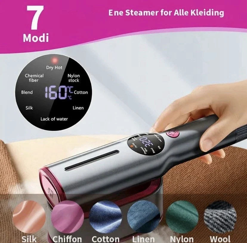 Dr.Flash 2 in 1 Dampfbügeleisen ，Tragbarer Reise-Dampfglätter, 7 Modi LED  khr.17 (41) Pr